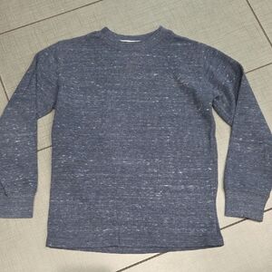 Faded Glory Kids Long Sleeve Thermal Tee - Heather Blue